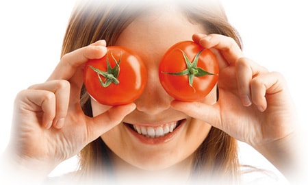 помидоры вместо глаз